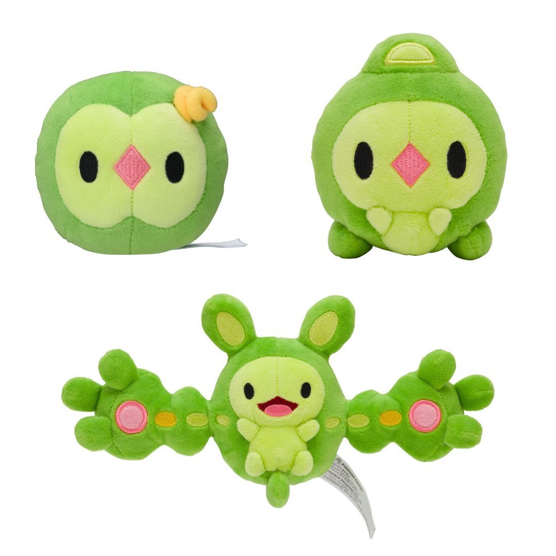 Pokémon Fit Plushies - Solosis, Duosion, Reuniclus & many more. Check them out at the link below! 🛑buff.ly/3Kq3Te4 #Pokemon #SittingCuties #PokemonPlush
