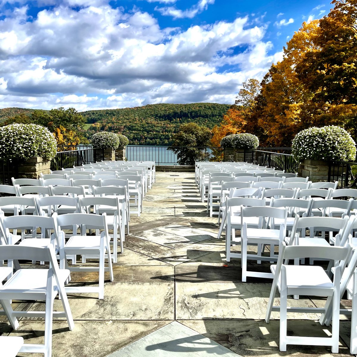 Picture this: Getting married on our beautiful lake-view terrace or lake-side amphitheater. The views and landscaping are the perfect complement to your celebration. 

And this can all be yours! Learn more here: fenimoreartmuseum.org/cooperstown-we…