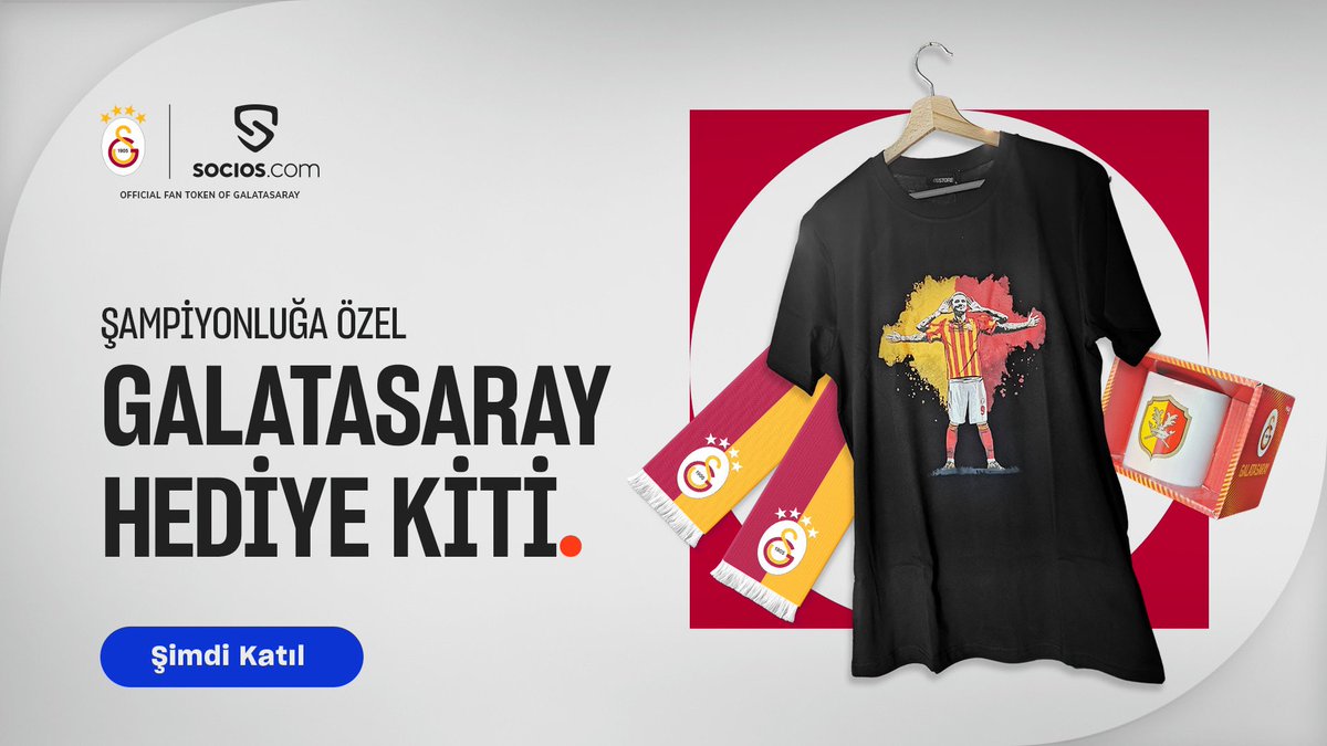 Socios.com’dan yepyeni bir yarışma, şampiyon Galatasaray taraftarı için geliyor!

Hemen yarışmaya katıl, Galatasaray atkısı, kupası ve Icardi tshirt’ünden oluşan hediye kitine sahip olma fırsatı yakala!

Yapman gerekenler:
👉 #RewardYourPassion etiketini kullanarak,
