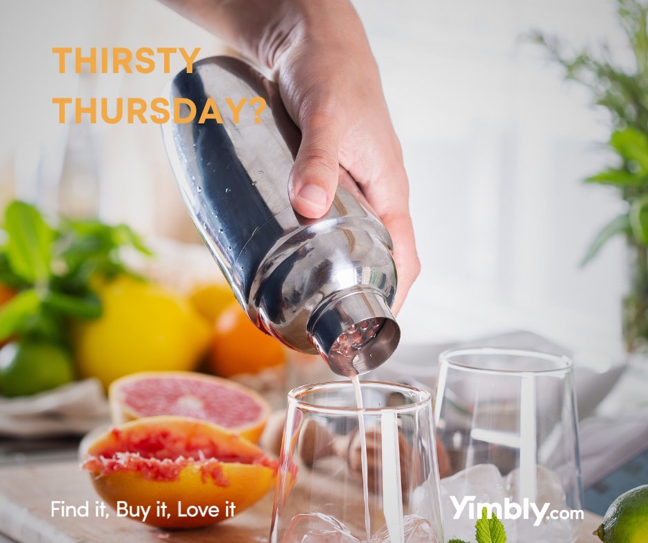 YimblyShop's tweet photo. Whether you're planning a gourmet dinner or mixing up some fancy cocktails at home, Yimbly has got everything you need. From elegant drinkware and glassware to stylish tableware and cooking equipment, we've got you covered. 
Stay tuned, Yimbly is coming soon! 🎉 #ComingSoon https://t.co/yP5VdZWuQL
