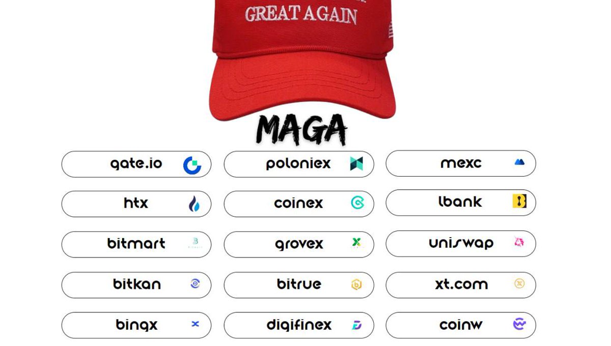 ApePlayRepeat's tweet photo. @travladd Another dominating day for $MAGA! Join us now and feed your whole community later! 

TRUMP'S HAT WILL MAKE LOTS OF LIVES GREAT SOON🇺🇲

@MagaHAT_ETH #memecoinseason2024 https://t.co/uibUQAgziL