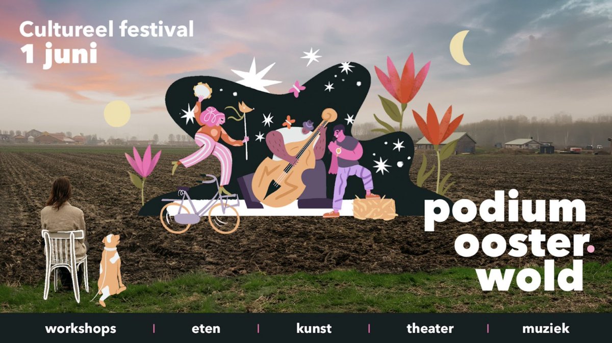 Pleased to be contributing to Podium Oosterwold Saturday June 1. The first extensive local festival, showcasing and promoting the many makers and creators in our area. I am very excited to be sharing three of my own poems and two others that inspire me.  buff.ly/45aGPd1