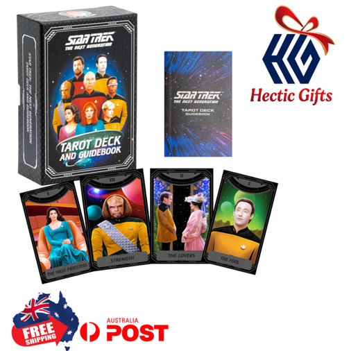 NEW - Star Trek The Next Generation Tarot Card Deck & Guidebook   ow.ly/iHea50PVEze #New #HecticGifts #InsightEditions #StarTrek #TheNextGeneration #TNG #TarotCards #Tarot #CardDeck #Spirit #Entertainment #Collectible #FreeShipping #AustraliaWide #FastShipping