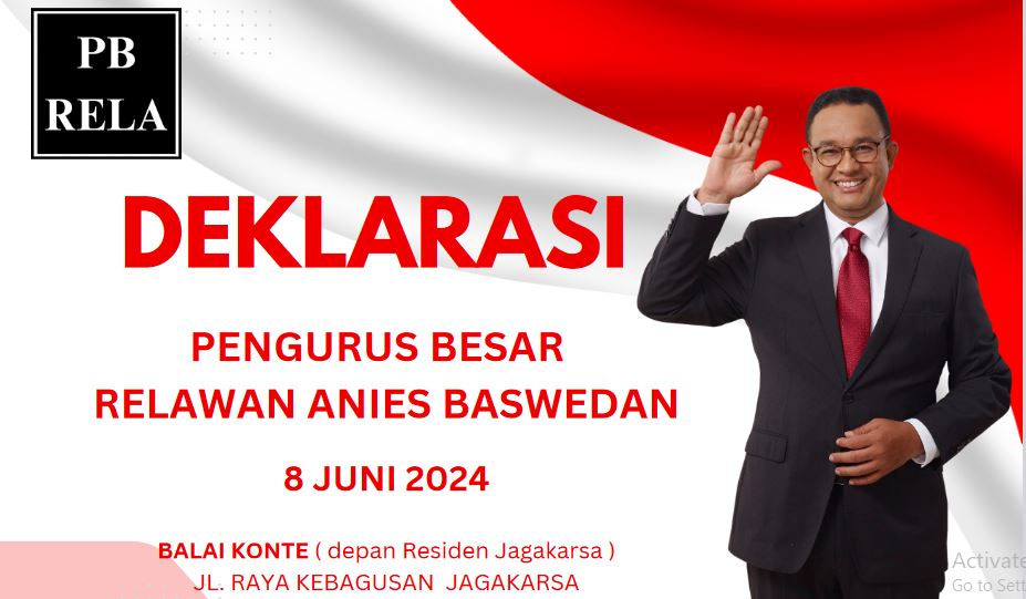 Songsong Pilgub Jakarta, PB Relawan Anies Deklarasikan Dukungan Pekan Depan.

“Tapi perlu kita sampaikan ke masyarakat dari mulai sekarang. Makanya kita siap panaskan mesin politik. Karena kita punya prinsip hrs selangkah lebih maju”
kbanews.com/hot-news/songs…
@BMultinovic @m1n4_95