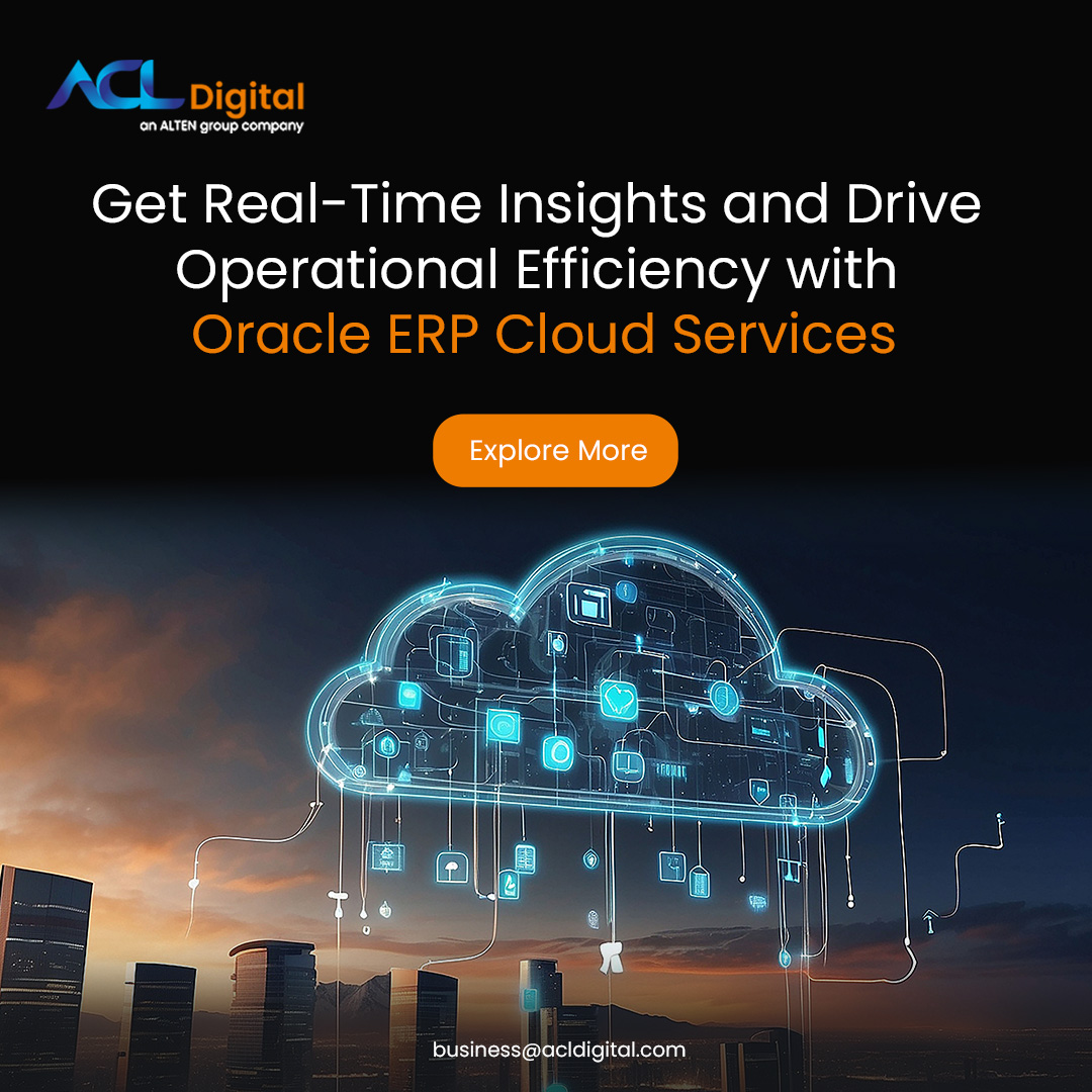 ACL_Digital's tweet image. From Procurement and Project Management to Financials, Supply Chain, &amp;amp; Analytics, Oracle ERP Cloud positions you at the forefront of innovation &amp;amp; efficiency.  

Read : t.ly/WgaeE

#OracleERP #CloudERP #EnterpriseResourcePlanning #DigitalTransformation #CloudComputing