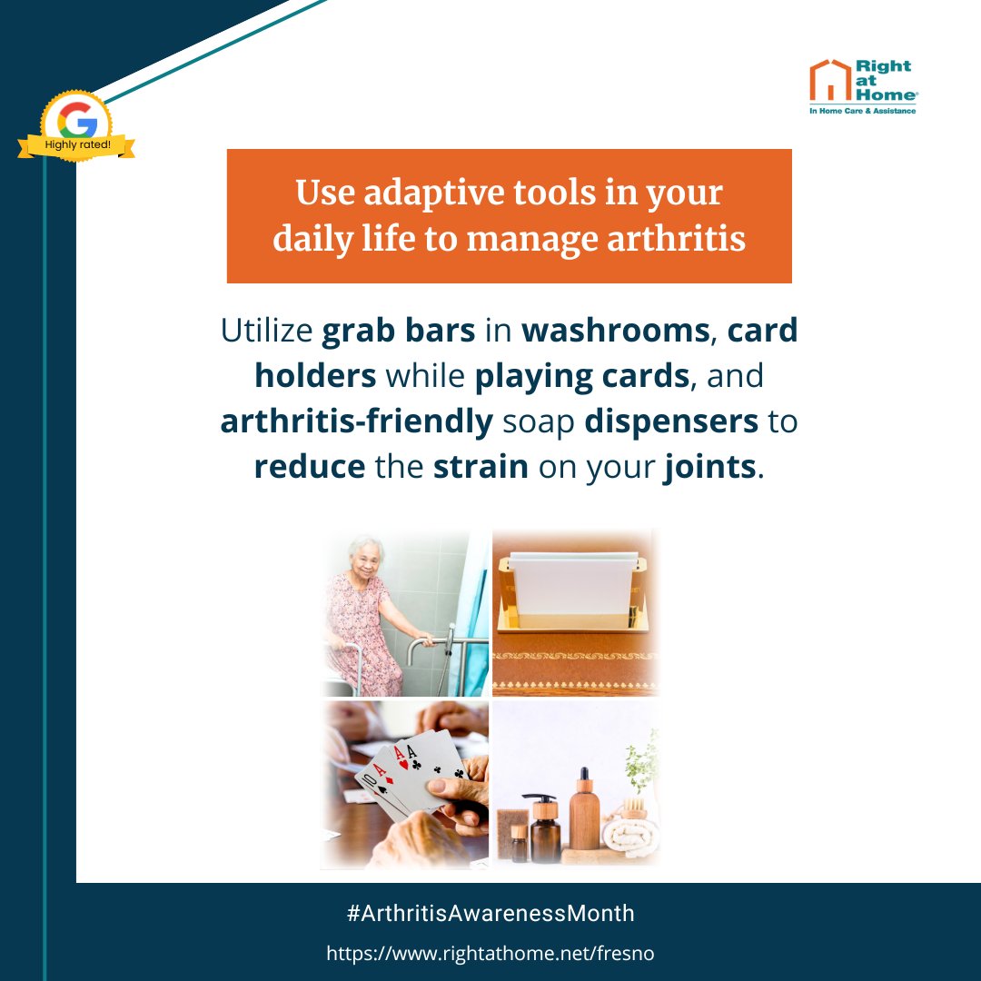 Arthritis pain can pose several challenges in a seniors’ daily life. Here’s a useful tip for seniors to help them manage arthritis pain while doing daily tasks. #ArthritisAwarenessMonth
#HealthAwareness #jointpain #arthritispainrelief #painrelief