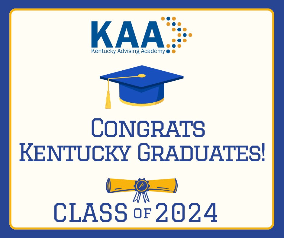 advisingky's tweet photo. Congrats to all 2024 graduates! You did it! #welladvised https://t.co/HOJjZR2sA4