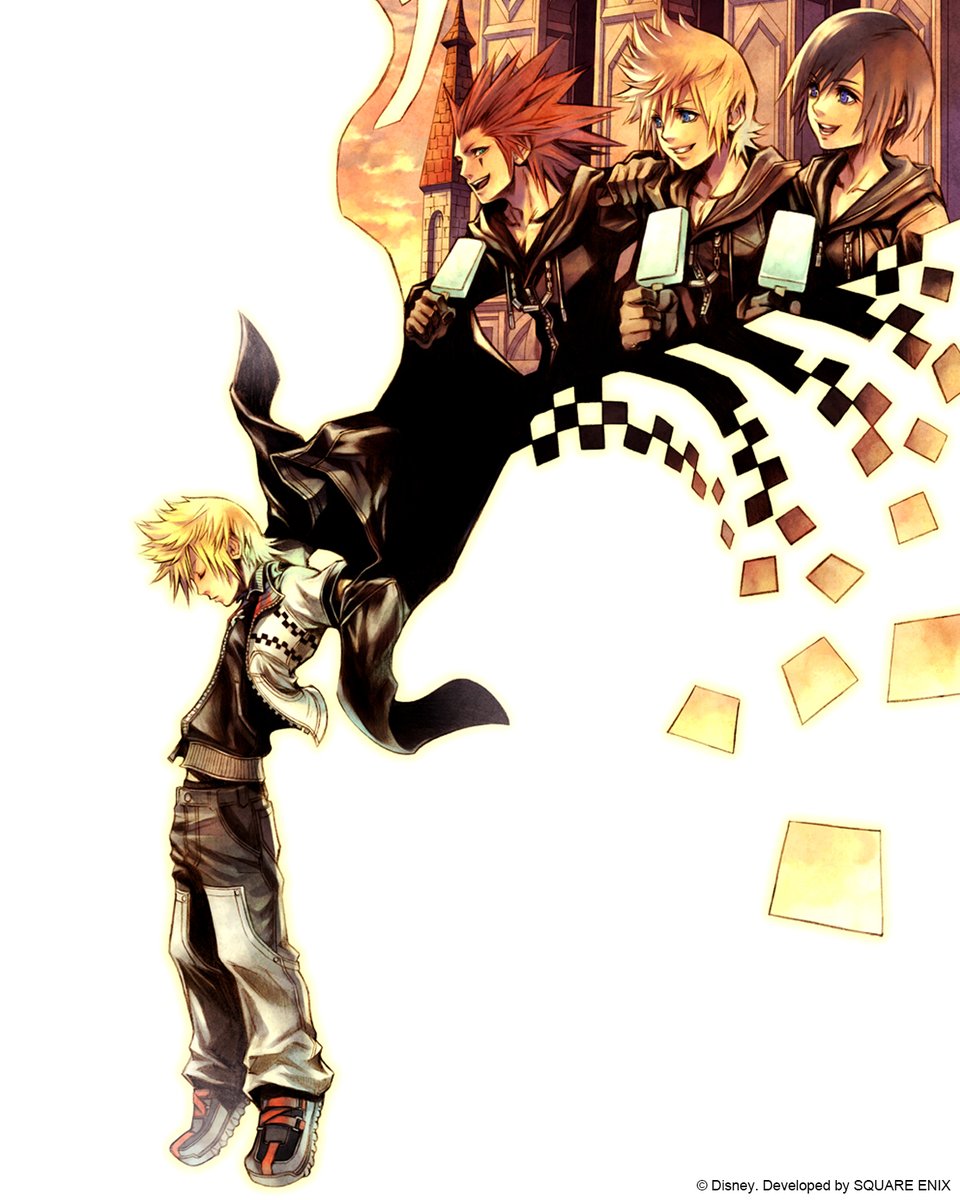 Today marks the 15th anniversary of Kingdom Hearts 358/2 Days! 

Grab yourself a sea-salt ice cream and join us in the celebration as we reminisce the adventures with Roxas, Axel, and Xion. 🍦