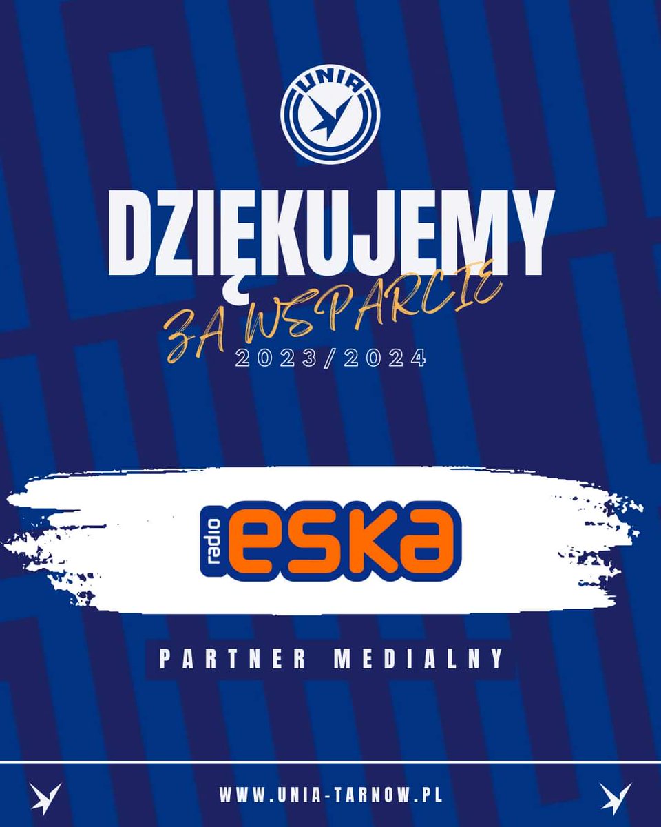 Radio <a href="/eska_pl/">ESKA</a> dziękujemy za wsparcie w sezonie 2023/2024🤝