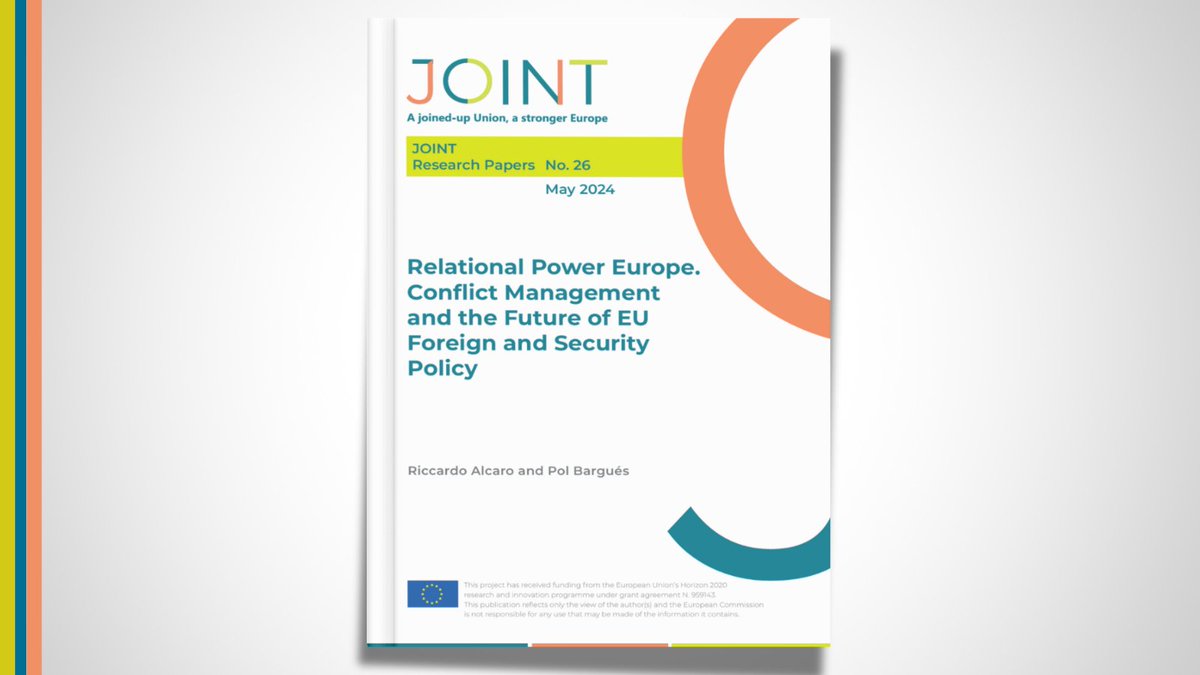 Istituto Affari Internazionali - IAI (@iaionline) on Twitter photo 📘Check out the Final Paper of the <a href="/joint_project/">JOINT</a> coordinated by IAI!
<a href="/Ric_Alcaro/">Riccardo Alcaro</a> & <a href="/polbargues/">pol bargues</a> analyse how the EU has dealt with crises and conflicts in the last 15 years.➡️ jointproject.eu/?p=2151
For more info on the project, click here: jointproject.eu 📘Check out the Final Paper of the <a href="/joint_project/">JOINT</a> coordinated by IAI!
<a href="/Ric_Alcaro/">Riccardo Alcaro</a> & <a href="/polbargues/">pol bargues</a> analyse how the EU has dealt with crises and conflicts in the last 15 years.➡️ jointproject.eu/?p=2151
For more info on the project, click here: jointproject.eu
