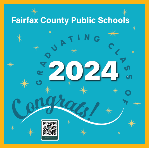 #FCPS Graduation Ceremonies Kick Off this week! Save your spot now for all DAR commencements by scanning the qr code or at ecolonial. #FCPS #FairfaxCountyPublicSchools #OurFCPS #DARConstitutionHall #colonialparking