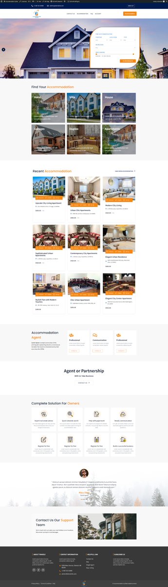 webcraftcode's tweet image. ➡️ Real Estate Website Done by WebCraftCode.
🎯 Web Feature
 ⭐ A welcoming impression
 ⭐ Speed Optimization
 ⭐ Agent and User Role
 ⭐ On-Page SEO
 ⭐ Filtering System , Contact Form
📌 Website : webcraftcode.com
📌 HIre Me : fiverr.com/s/74eL7E
#websites  #hire