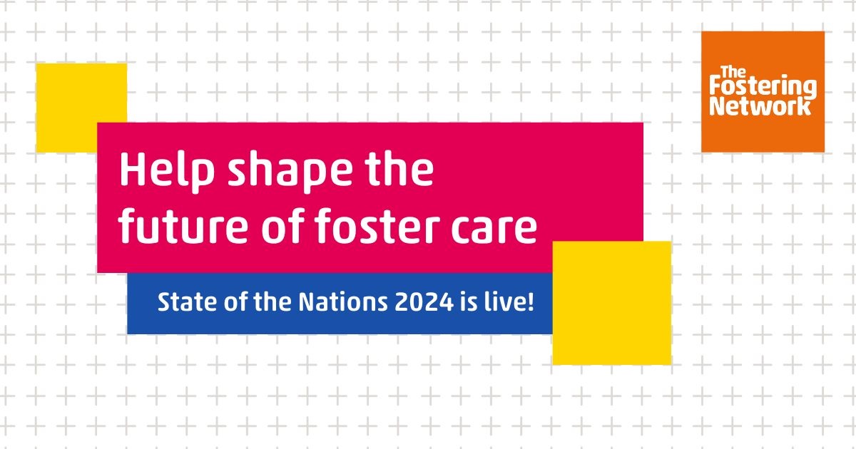 Have you filled in our 2024 State of the Nations’ Foster Care survey yet? 📢 

If you’re a foster carer, former foster carer or fostering service manager, share your views in the most influential survey of the UK fostering community by 16 June. ⏰

bit.ly/3wS1F47