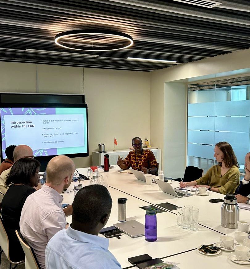 NLinUganda's tweet photo. This morning, our team had an insightful conversation about the concept of 'decolonization of aid', and working towards equitable and effective #partnerships facilitated by Jackie Asiimwe, Founder and CEO of @CivsourceAfrica. Thank you for the thought-provoking interaction! https://t.co/TOzJ4UPNrq