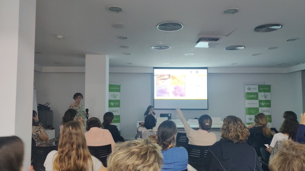 Seguim amb la VII Jornada de Dermatologia Cutània en AP! Dermatoscòpia en localitzacions especials! @Lorenna_Diez @clairevili1 @CAMFiC @lapellcamfic