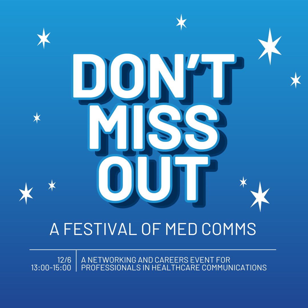 Calling all #MedComms professionals!

Join us at the virtual Festival of #MedComms, hosted in collaboration between #pobl, #MedCommsNetworking, #Pharmiweb, and <a href="/WriteWithBite/">Word Monster | Medical Writing</a>, a celebratory networking event on #MedCommsDay! 🥳

Learn more &amp; register: tickettailor.com/events/pobl1/1…