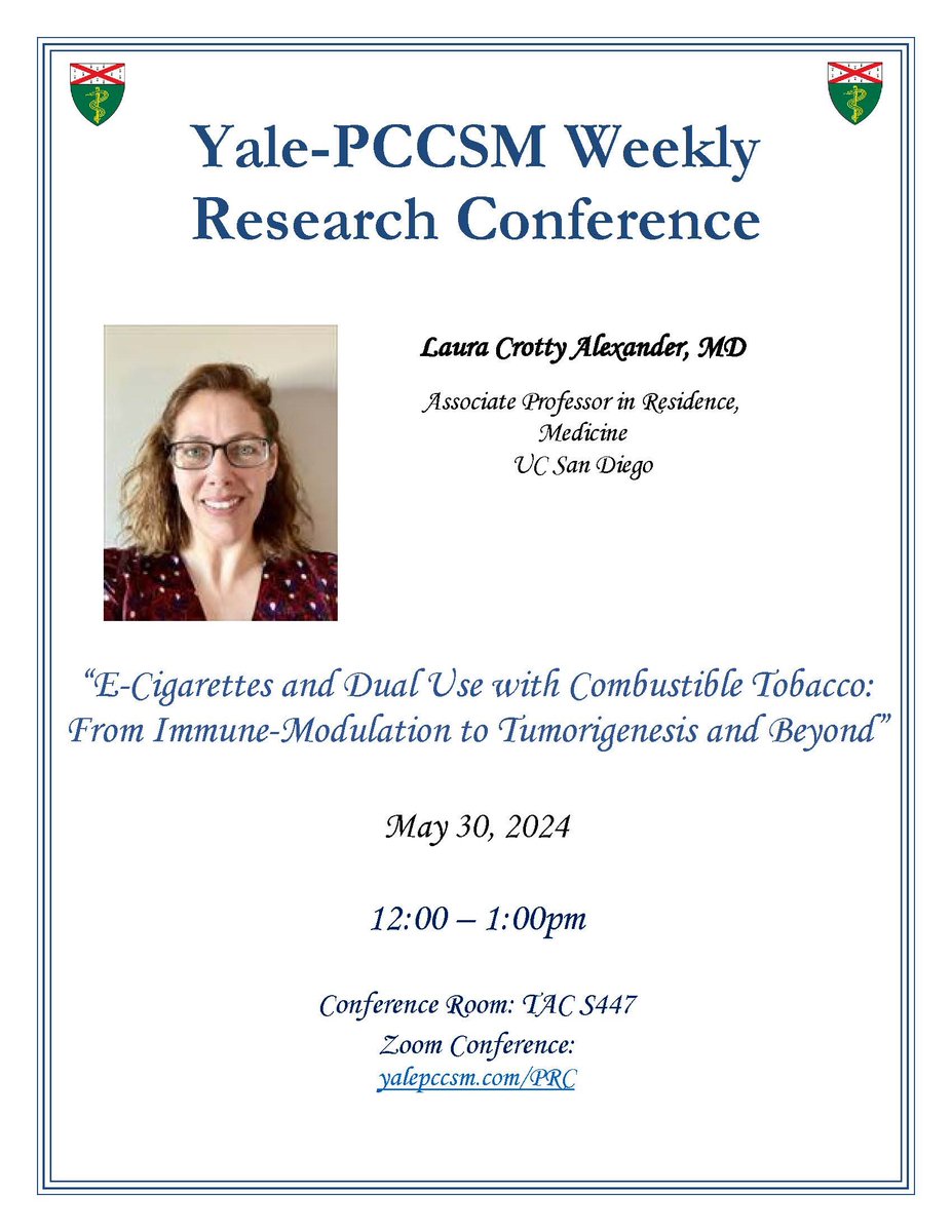 Yale PCCSM tweet media