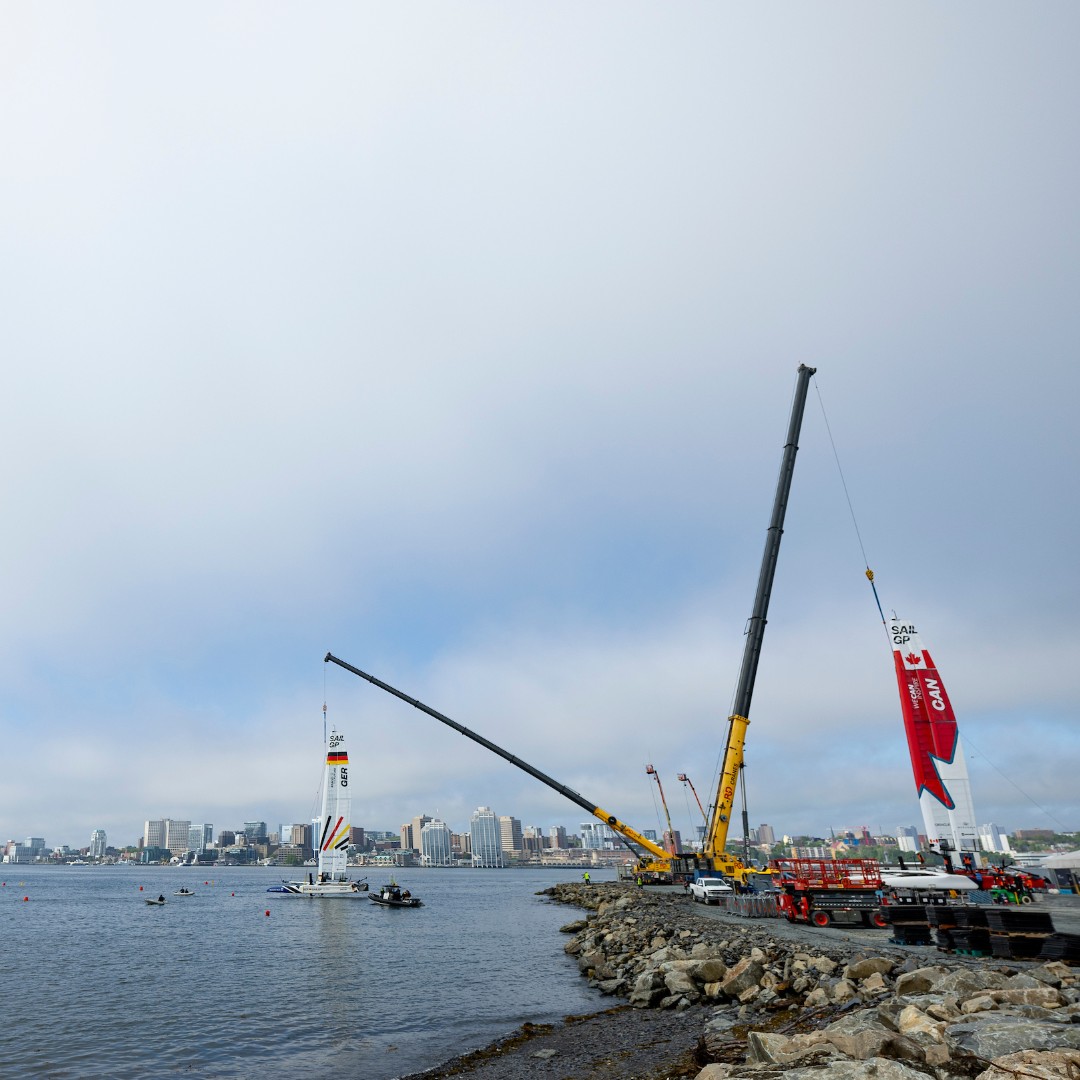 Hello Halifax 👋

The tech team has been busy getting everything ready for our big weekend ahead 🛠️

#SailGP #CanadaSGP #PoweredByNature