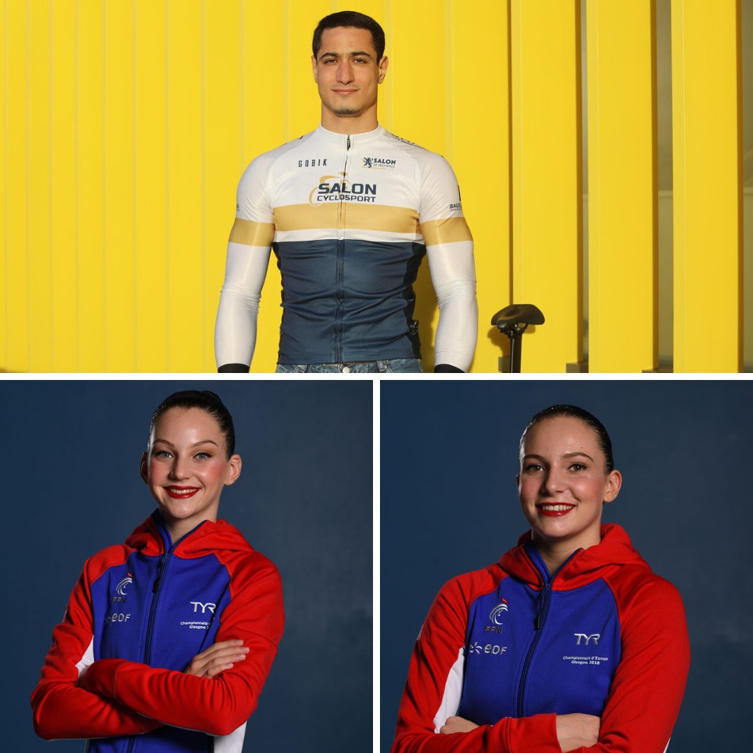 departement13's tweet photo. 🚴♀️ #Equipe13 Olympique et Paralympique
3 nouveaux athlètes provençaux représenteront la France lors des #JO2024. Félicitations à @hr_helal en #cyclisme sur piste, Ambre Esnault et Laura Gonzalez en #natation artistique.
Bravo 🏅 !
ℹ️ https://t.co/HWHgP8XgmK https://t.co/YSc5pemSso