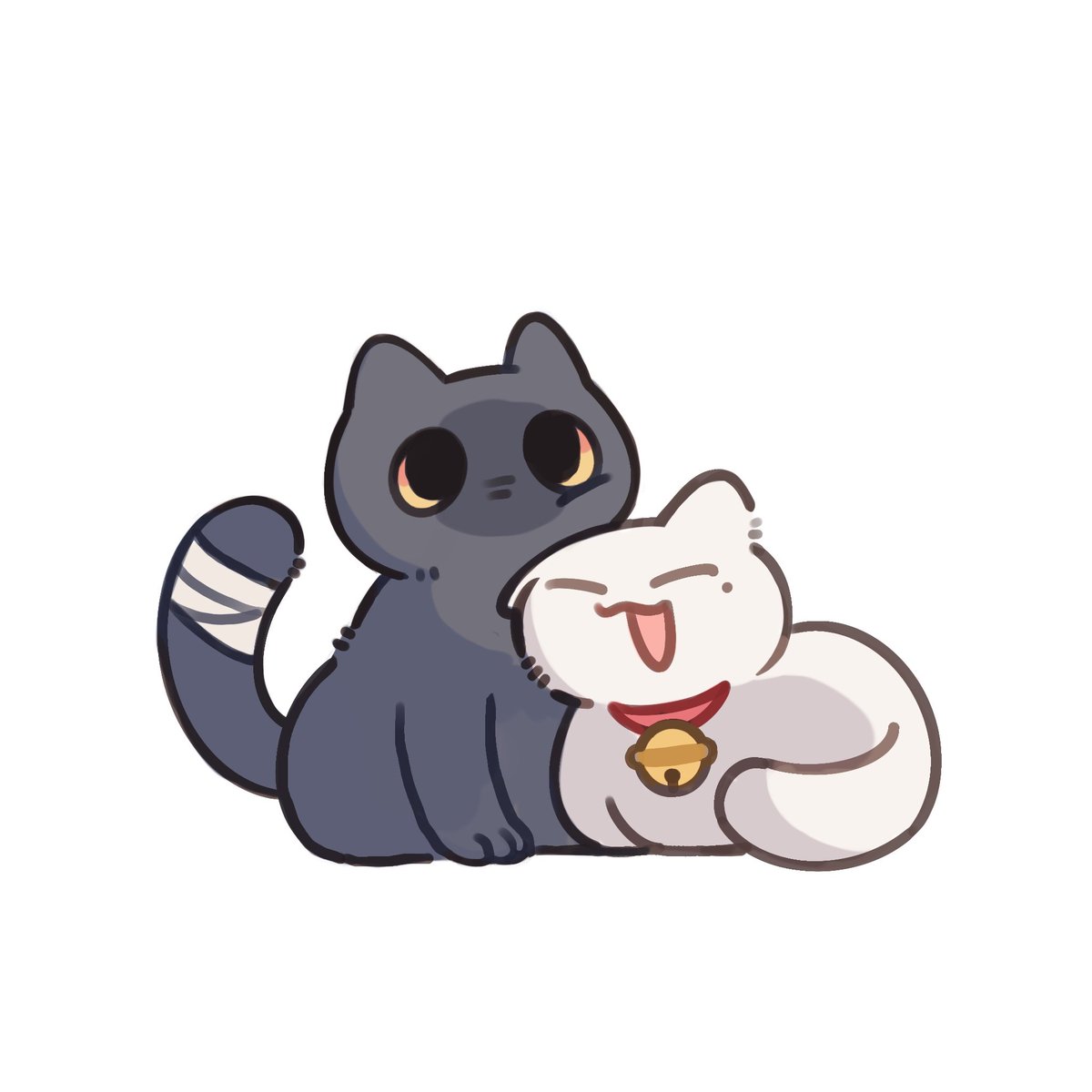 #renjing
#刃景
二猫打电话