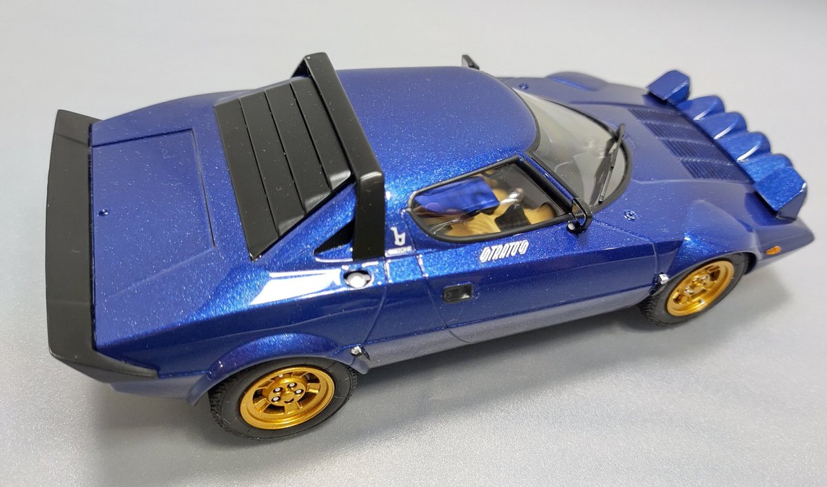 mqujuySNgt3BVQr's tweet image. #2mgandini
ハセガワ、ランチアストラトス完成しました。
４月の初めから製作して、仕事が多忙で２ヶ月かかりましたが、細かい部品が多く、ボディをはめる工程が絶妙で、思った以上に難しいキットでした。キット付属の女性フィギュアは後日改めて作りたいと思います。
#ハセガワ #ランチア #ストラトス