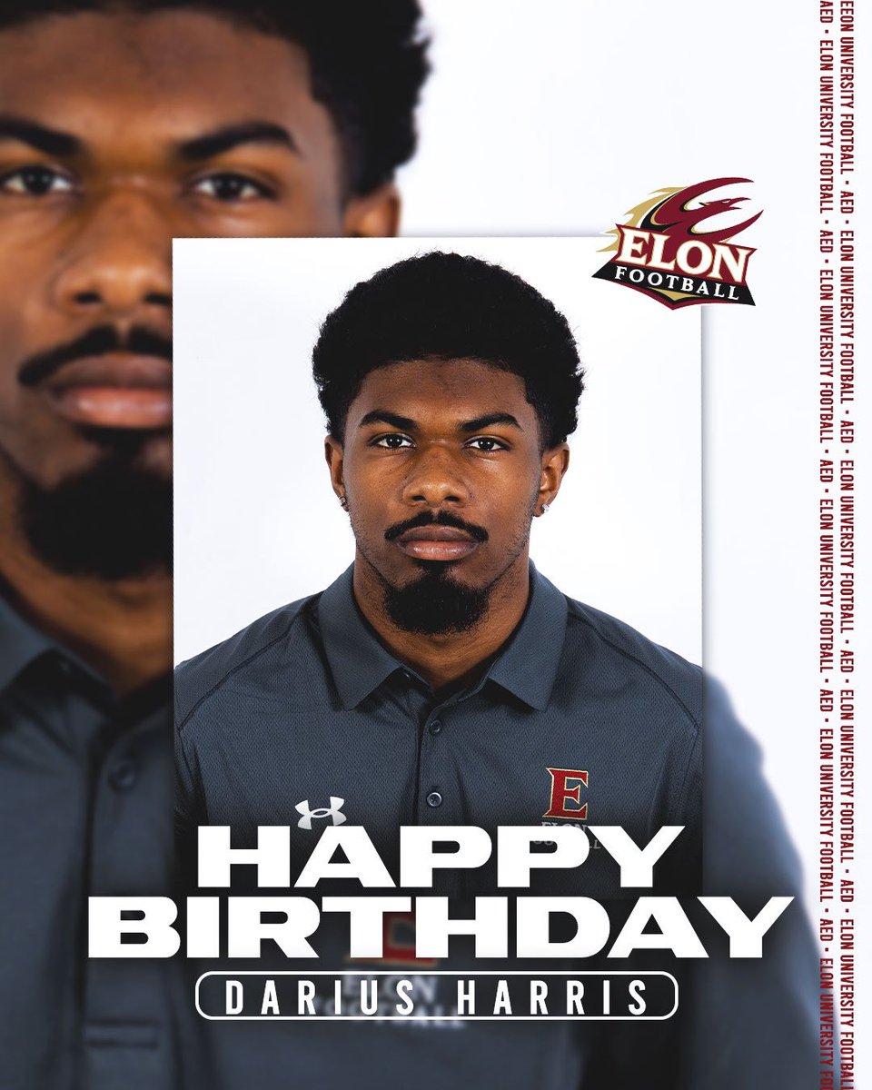 ElonFootball's tweet photo. Join us in wishing our guys @darius2harris and @dillon_pardue a happy birthday today!

#AED https://t.co/54agkTVzPS
