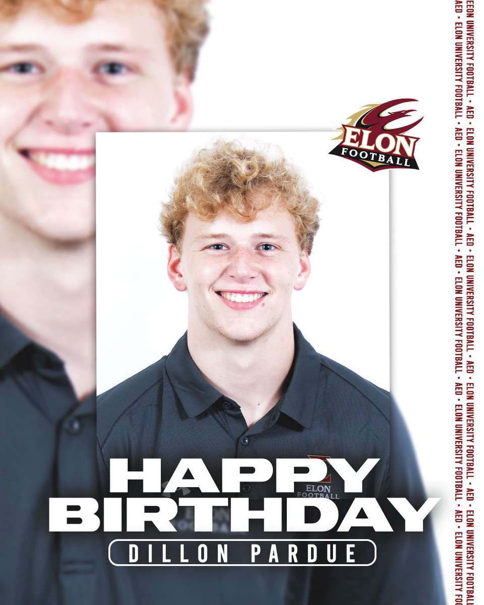 ElonFootball's tweet photo. Join us in wishing our guys @darius2harris and @dillon_pardue a happy birthday today!

#AED https://t.co/54agkTVzPS
