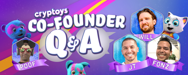 Get ready to fire up your questions! Our Co-founders will be live on Discord at 12:00pm today. Don't have an account? No worries, join the conversation at 👉 discord.gg/cryptoys