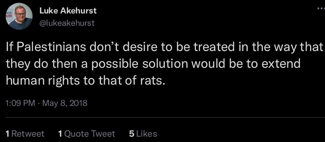 CruelBritannia's tweet photo. @VikkiHowells @LabourNorth @lukeakehurst This is Vikki Howells' hero Luke Akehurst, people of #Cynon #Aberdare #MountainAsh #Hirwaun #Cilfynydd. Labour under Keir Starmer are a nasty racist, genocidal, white supremacist party @uklabour @WelshLabour. #RedNazis #RedFascists https://t.co/QLHuuZb0kI