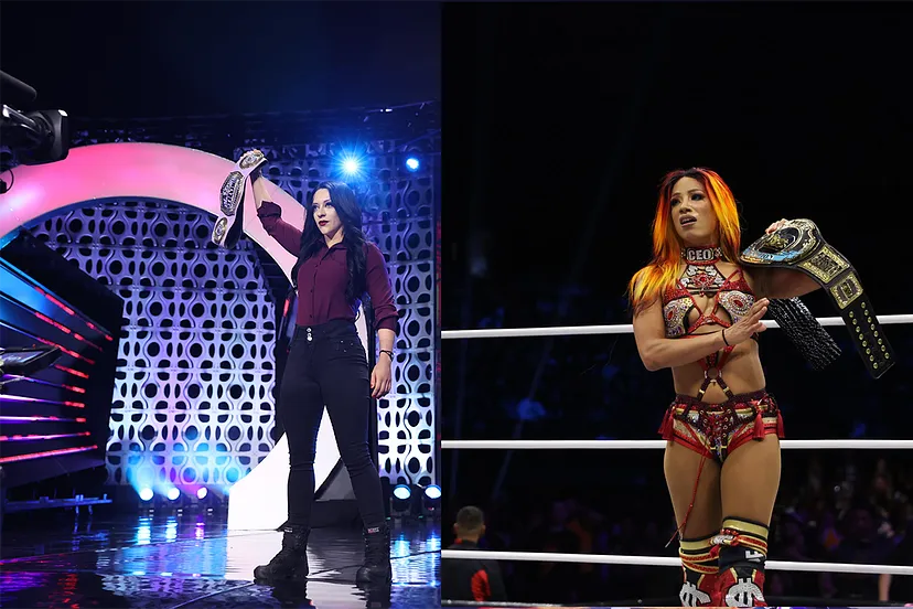 After a confrontation at Dynamite, are Stephanie Vaquer and Mercedes Moné looking to face off at Forbidden Door? #AEWDynamite report: news.njpw1972.com/vaquer-moxley-… #njpw #ForbiddenDoor