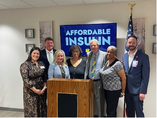 HCConnection's tweet image. The HealthCare Connection hosted a press conference with Senator Sherrod Brown Wednesday, May 29th to highlight the bipartisan legislation that has been introduced  that would cap out-of-pocket insulin costs for all Ohioans at $35 a month and cap the cost of devices to $100/mon.