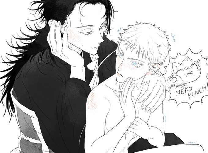 讀了TANG大(plurk: @huanyu_1314)小說覺太Q
畫ㄌ小五甩大教祖貓掌...😾✊
#夏五 