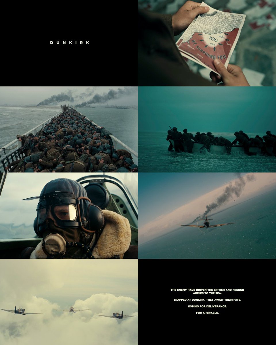 Dunkirk (2017) Dir. Christopher Nolan 

#Dunkirk #ChristopherNolan #CillianMurphy #TomHardy #FionnWhitehead #HarryStyles