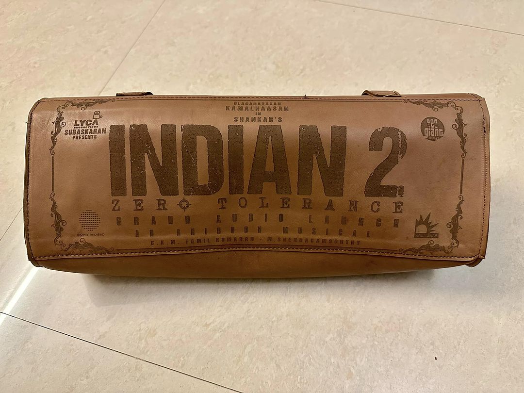 Innovative Invite from @LycaProductions for #Indian2 Audio launch 😍✨