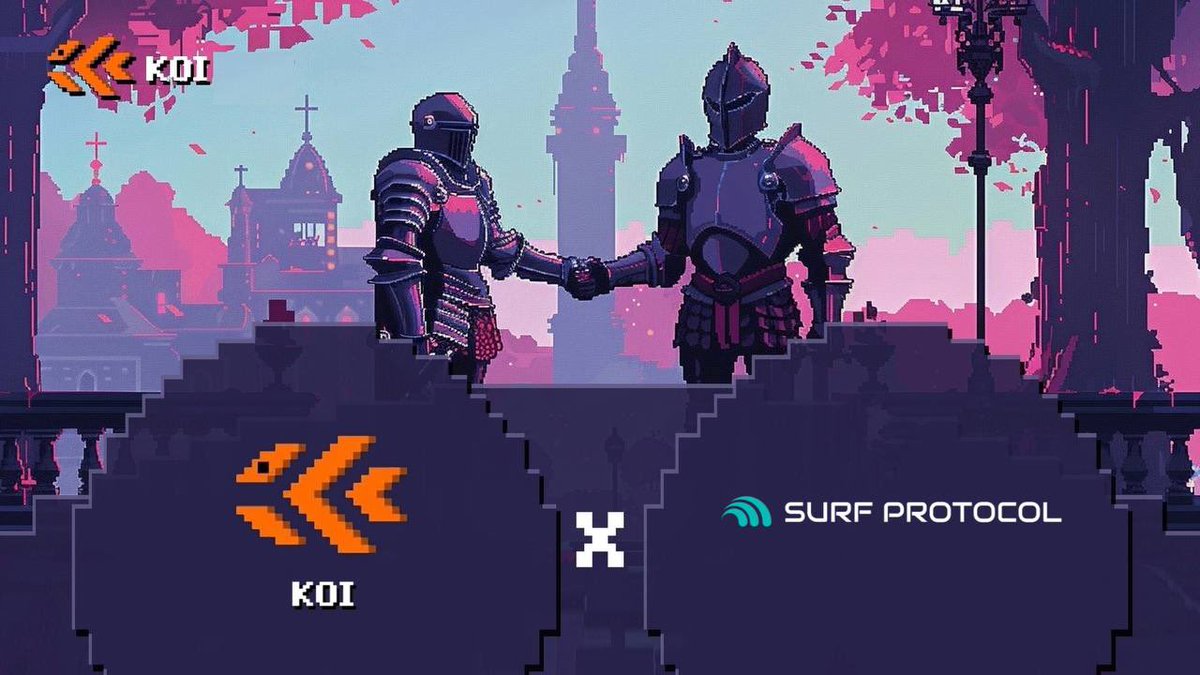 📣 @Koi_btc is excited to announce their partnership with @surf_protocol

🔗 Surf Protocol is the first derivatives exchange built on BTC L2, revolutionizing the DeFi landscape, offering a platform where users can trade using BTC as collateral, and engage with single-currency
