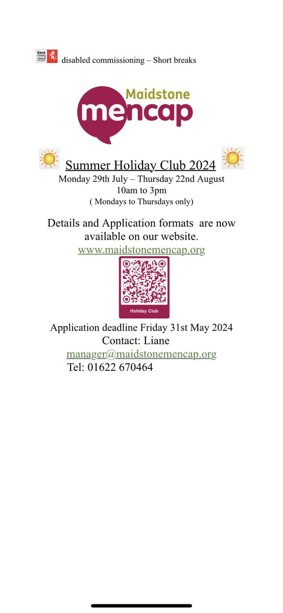 Maidstone Mencap tweet media