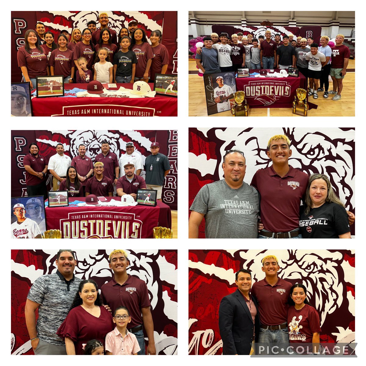 @Vinnycano24 is officially a Dust Devil🌪️! Congratulations to Vinny and his family on this great accomplishment! Thank you Vinny for all the wonderful memories. We wish you the best!!🐻⚾️ @TAMIU_BSB