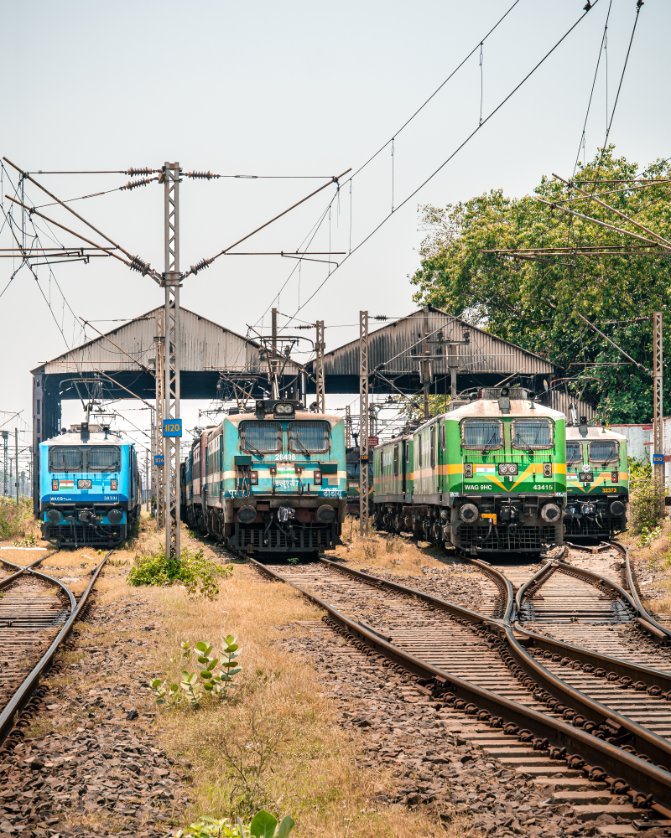 Newest Addition to IR Locomotive Fleet 'WAG9Twin or EF12K'
WAG9Twin or EF12K: Made by CLW, a twin unit loco where two locos similar to WAG9 are coupled together to form one loco delivering a power output of 12,000HP which is equivalent to India's most powerful locomotive WAG12