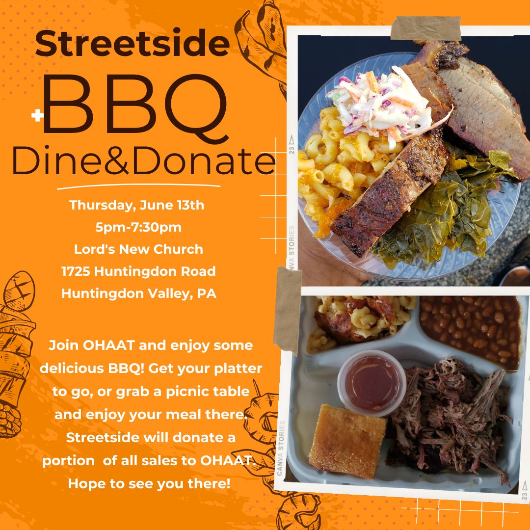 Only two weeks away! Come hungry!
#OHAAT #BedsForKidsProgram #StreetsideBBQ #DineAndDonate #YUM #BBQ #DiningForACause #Summertime