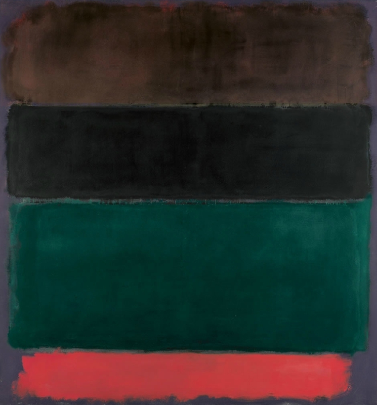 Untitled (Red-Brown, Black, Green, Red) wikiart.org/en/mark-rothko…