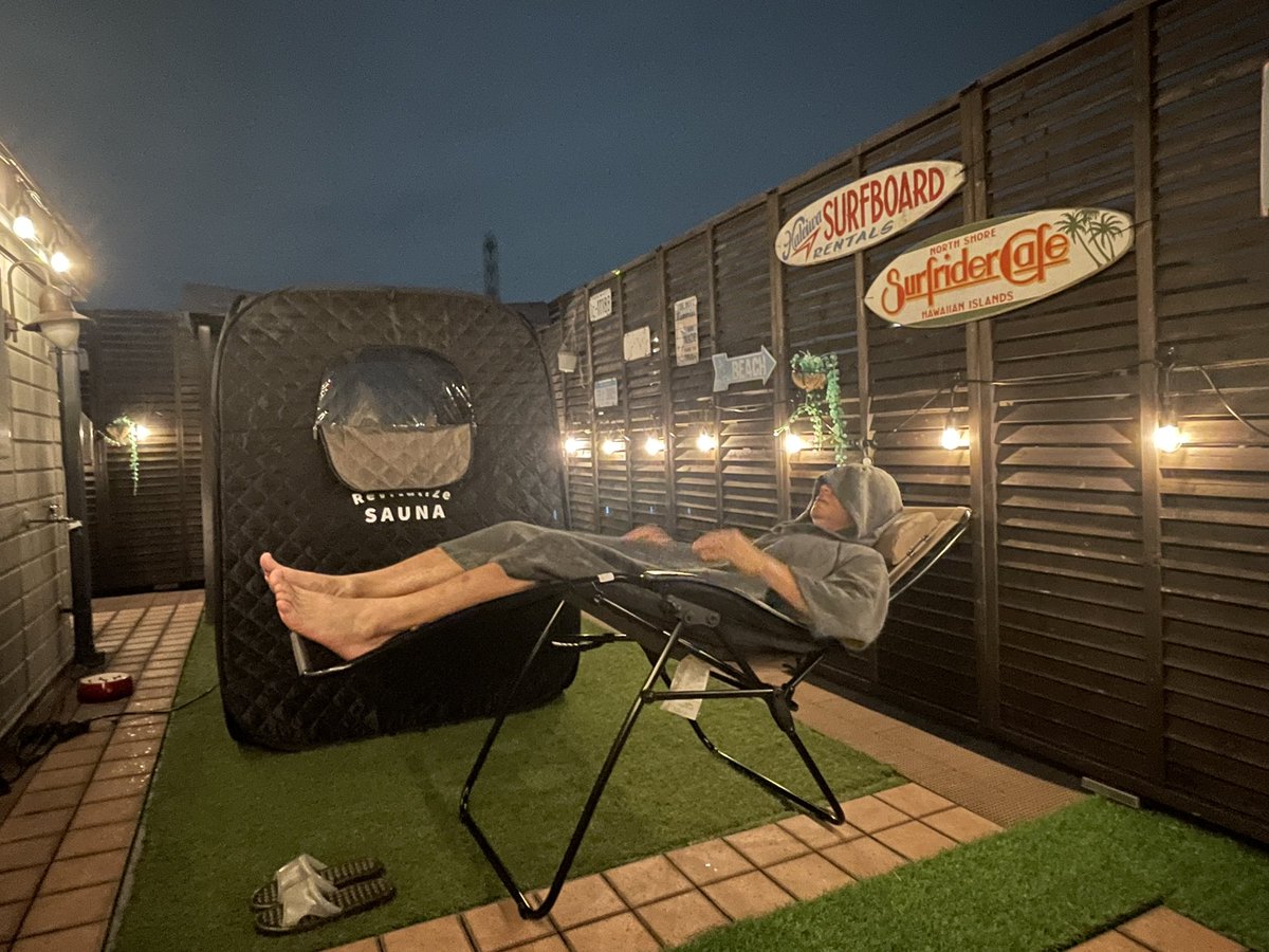 遂に我が家も導入しました。 テントサウナ #おうちDEサウナ。 二人用