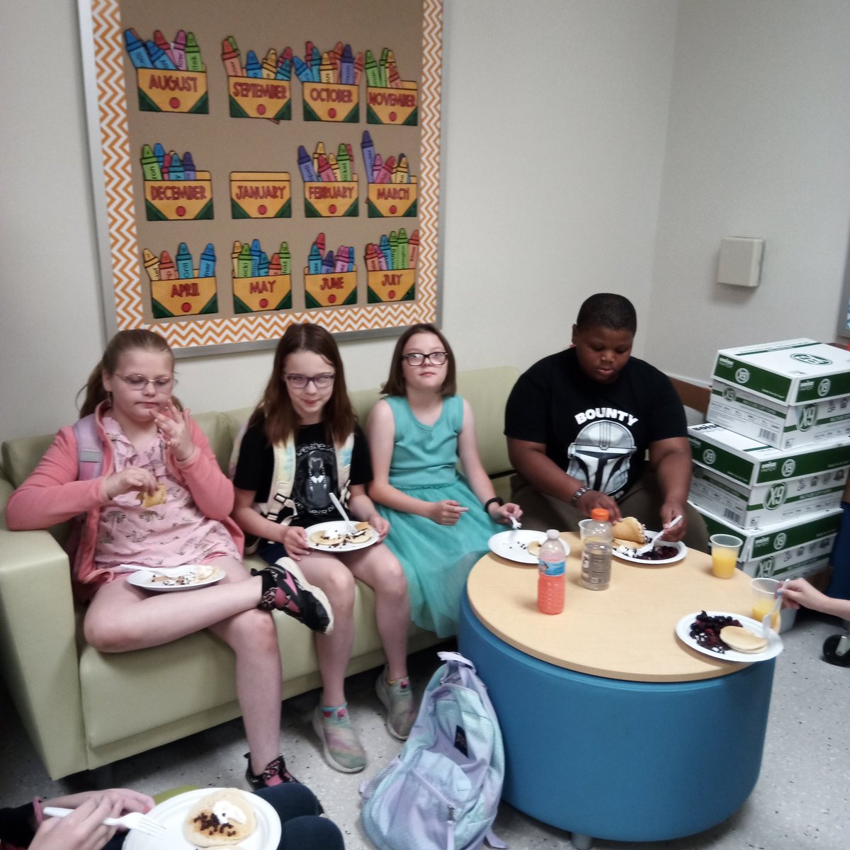 Jarrett Rettman (@mrrettmansmusic) on Twitter photo Last Day of Ukulele Club Celebration! This group has been amazing and the first ever to have PERFECT attendance at the spring concert! Much thanks to <a href="/Katelyn_Dixon7/">Katelyn Dixon</a> for all her help with them this year, and @JenPilarski for serving up their celebration breakfast <a href="/TeamDundalkES/">TeamDundalkES</a> Last Day of Ukulele Club Celebration! This group has been amazing and the first ever to have PERFECT attendance at the spring concert! Much thanks to <a href="/Katelyn_Dixon7/">Katelyn Dixon</a> for all her help with them this year, and @JenPilarski for serving up their celebration breakfast <a href="/TeamDundalkES/">TeamDundalkES</a>