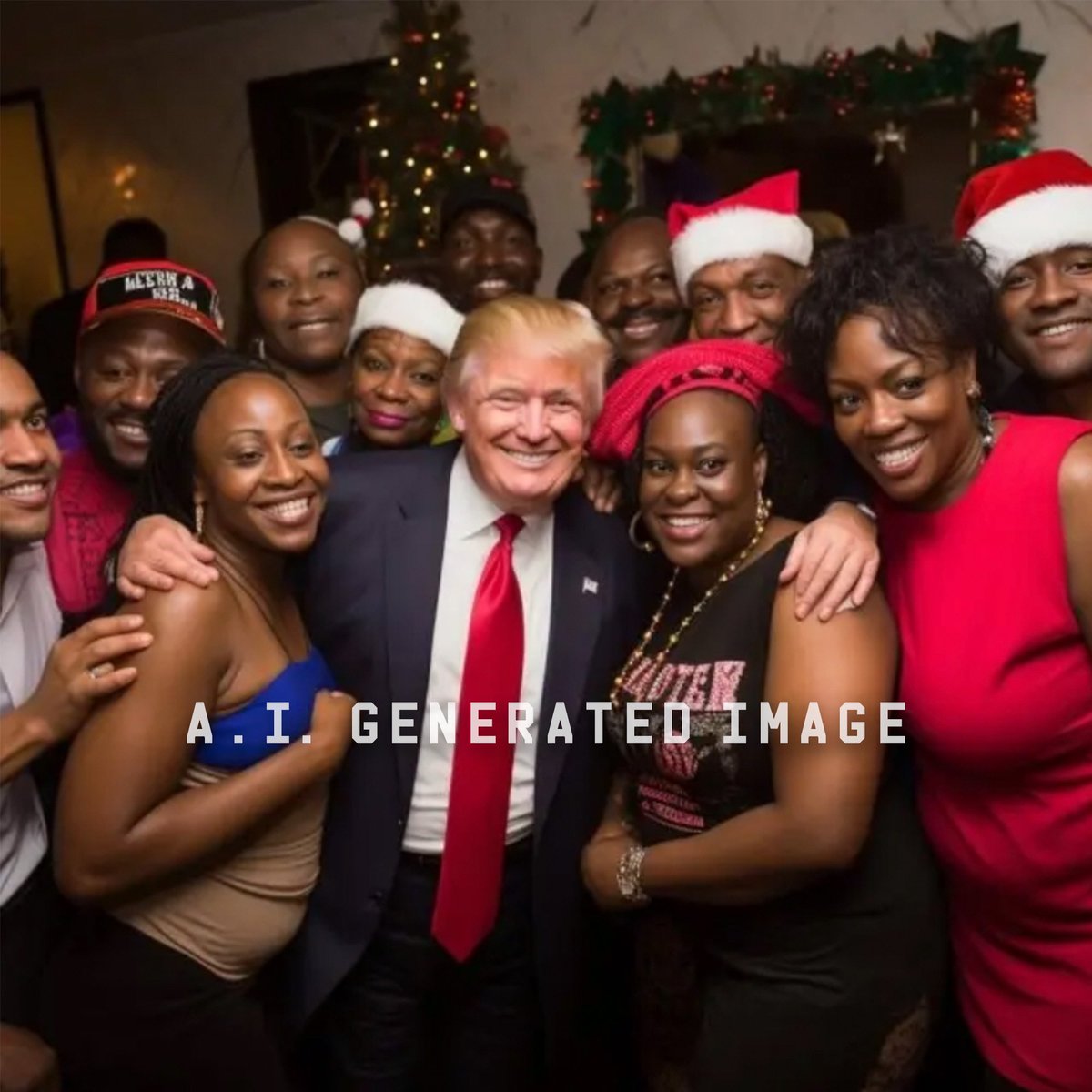 This photo of Donald Trump with Black voters is completely fake. It’s just one of many examples of how AI is being used in 2024 elections around the 🌎

So, at WIRED, we’re tracking political deepfakes until the end of the year and we need your help: wired.com/story/generati…