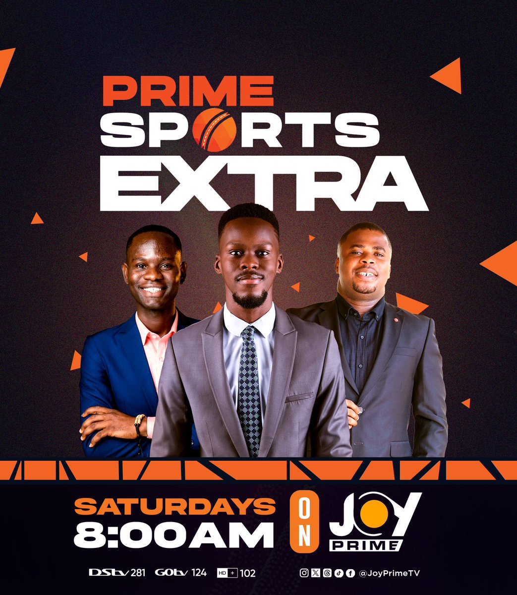 After years of serving under my spiritual father, Reverend @Fentuo_, I’ve been called to start my own ministry. 
Catch #PrimeSportsExtra every Saturday morning from June 1 on @JoyPrimeTV, with @_razakmusbau, @AtsuTamakloe and myself! 🙏🏾