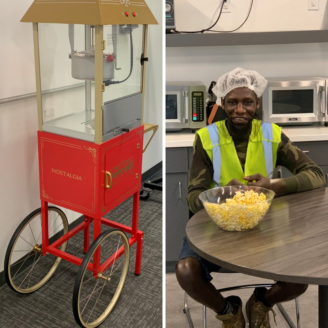 🎉🍿 An #ecofriendly initiative from our York, Pennsylvania site! 🇺🇸

Our employees recently brought a delicious project to life by purchasing a popcorn machine with money raised from a #recycled scrap metal #collection. ♻️

And a well-deserved break after this effort!