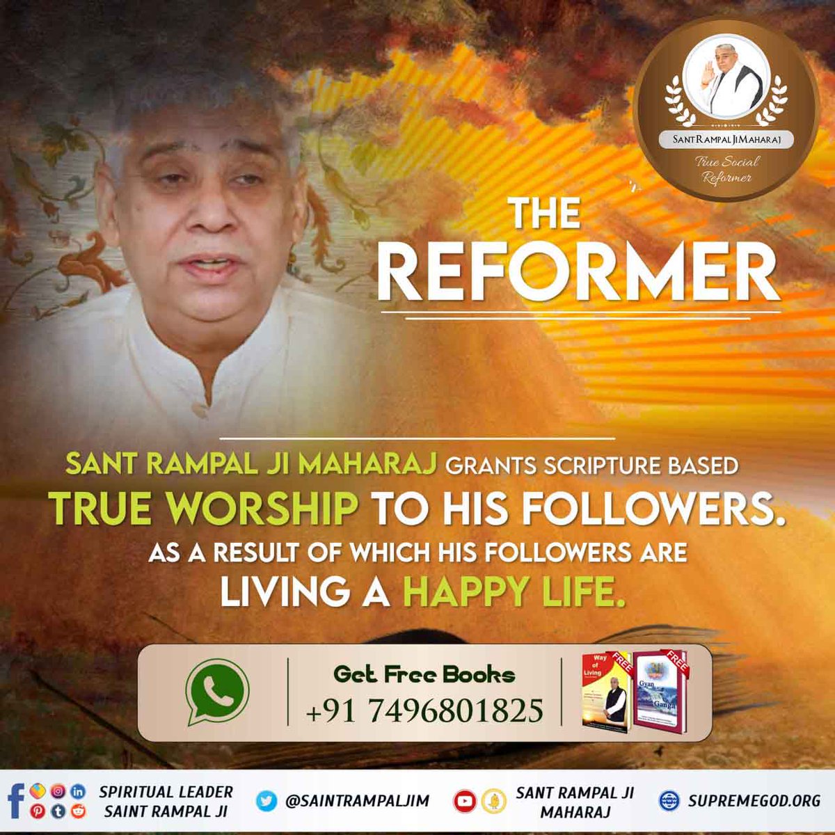 jntr_mntr_delhi's tweet photo. संत रामपाल जी महाराज की दया से निःशुल्क एंबुलेंस सेवा 'से 24/7 SERVICE गांव: धनाना धाम, रिढाणा और नान्दल के लिए  बस सेवा गांवः धनाना , रिढाणा, नान्दल से लाखनमाजरा तक स्कूल कॉलेज जाने वाली बहन-बेटियों के #अच्छे_हों_संस्कार_संसार_के बच्चों के

Social Reformer Sant RampalJi

। https://t.co/GJBfoXdKIG