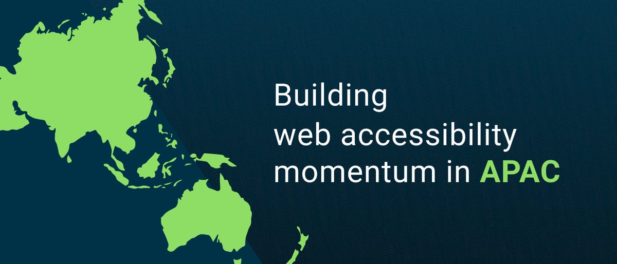 Web accessibility is picking up momentum across the Asia Pacific. @AbinChoudhury has the latest: deque.com/blog/building-… #a11y
