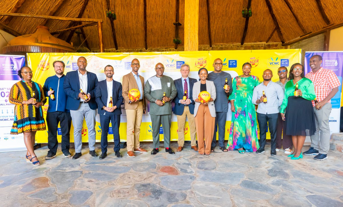 SkolRwanda's tweet image. 🚨 Big News! 🚨

We are proud to sponsor the @VCWC2024 in Kigali!🎉⚽️

From September 1-10, 150 Football Legends will gather in Rwanda. Join us for the Kick-off cultural event, Legends Fan Zone, and enjoy SKOL Lager!🍺✨

#skolrwanda #skollager #VCWC2024 #FootballLegends #Kigali