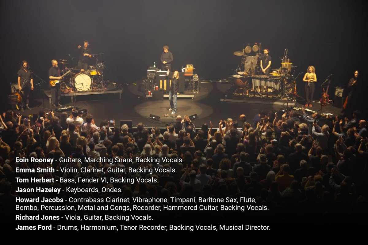 We are now out on tour, Primavera tonight.

Just wanted to let everyone know about the great artists who are on stage with me and of course including James who was a big part of this record. They are all making this tour possible, I am so lucky to have them on board with me ❤️