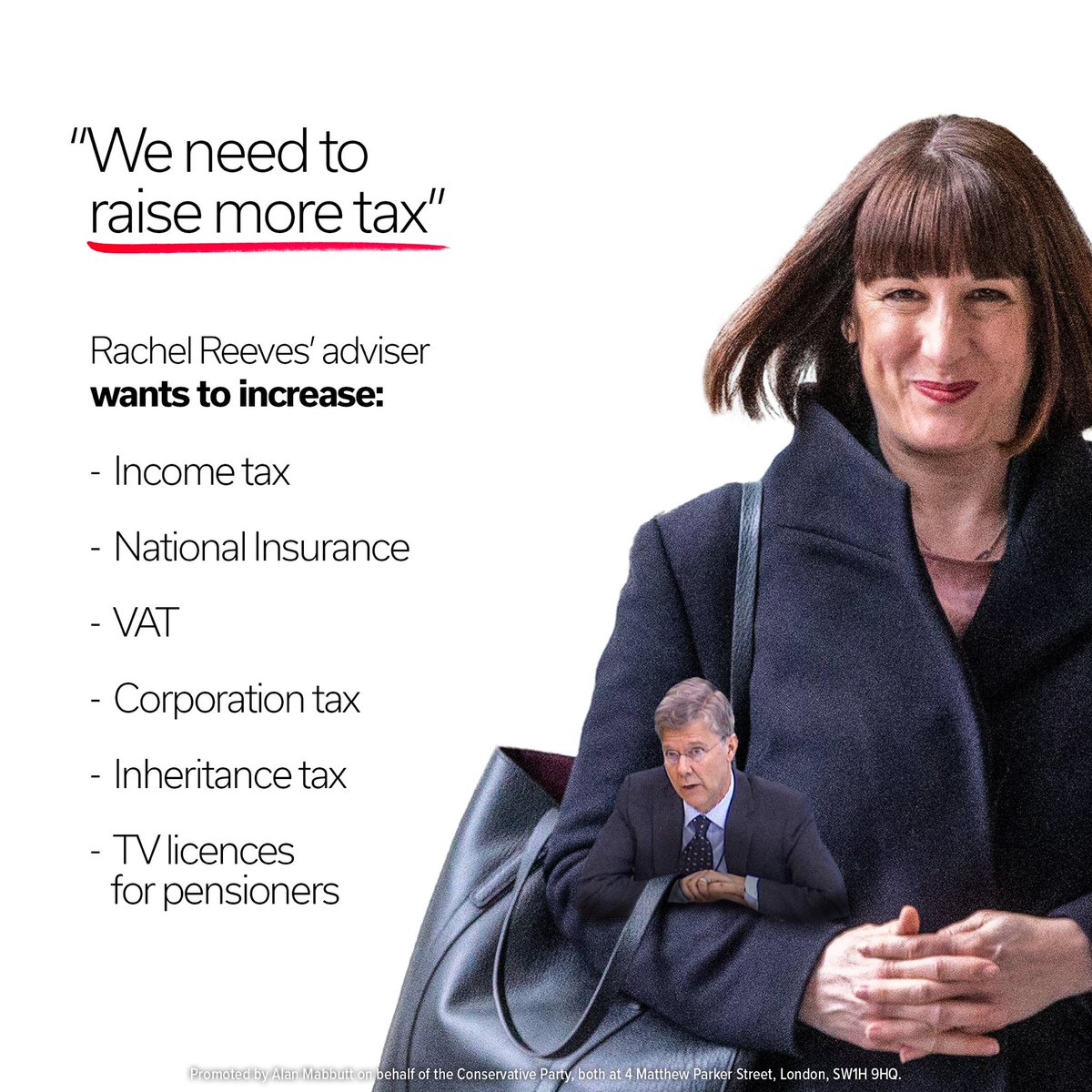 Labour will raise your taxes. How do we know? Because Rachel Reeves’ number one adviser said they’d need to.
